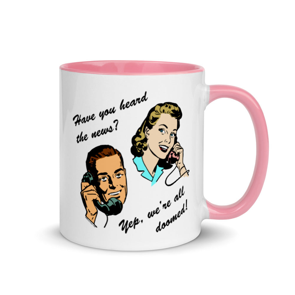 Telephone Doom Mug with Color Inside