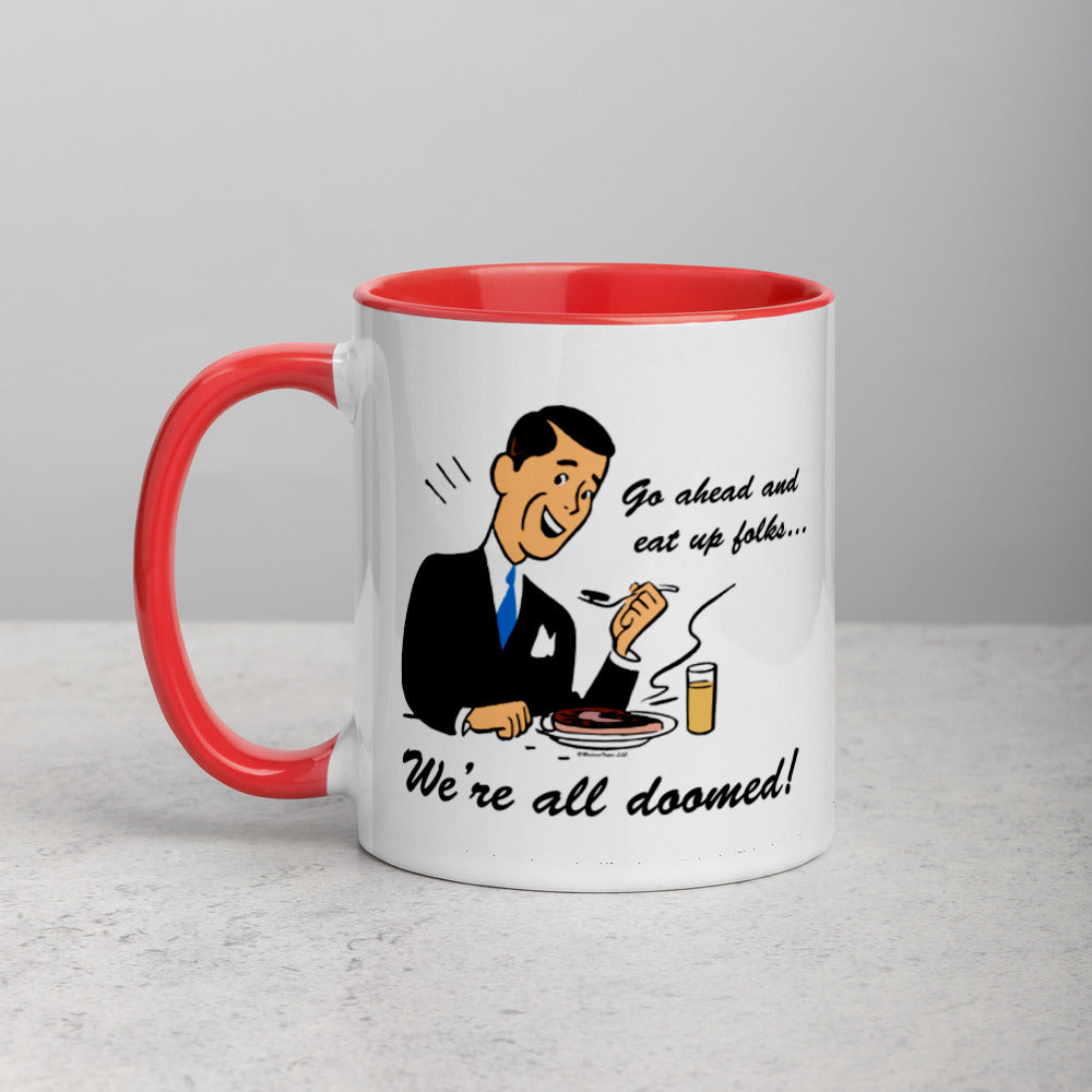Diner Doom Mug with Color Inside