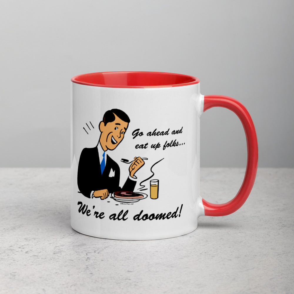 Diner Doom Mug with Color Inside