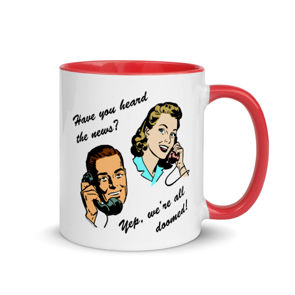 Telephone Doom Mug with Color Inside