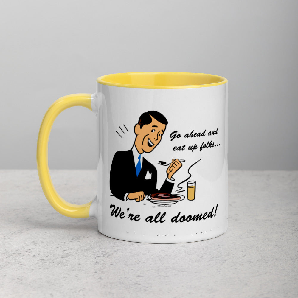 Diner Doom Mug with Color Inside