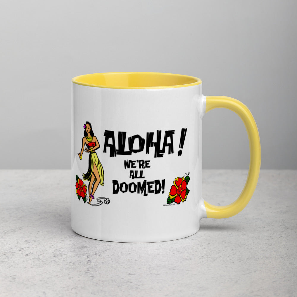 Aloha Doom! Mug with Color Inside