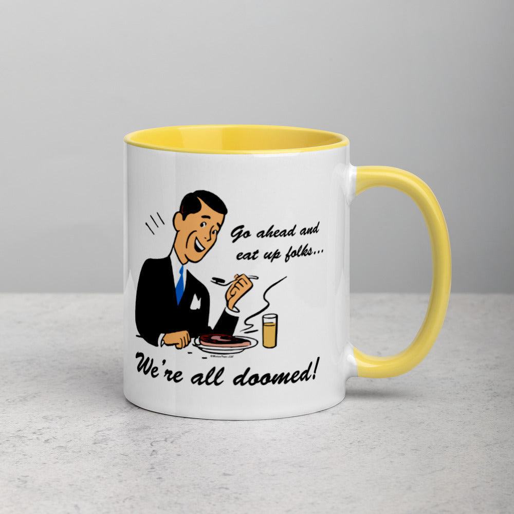 Diner Doom Mug with Color Inside