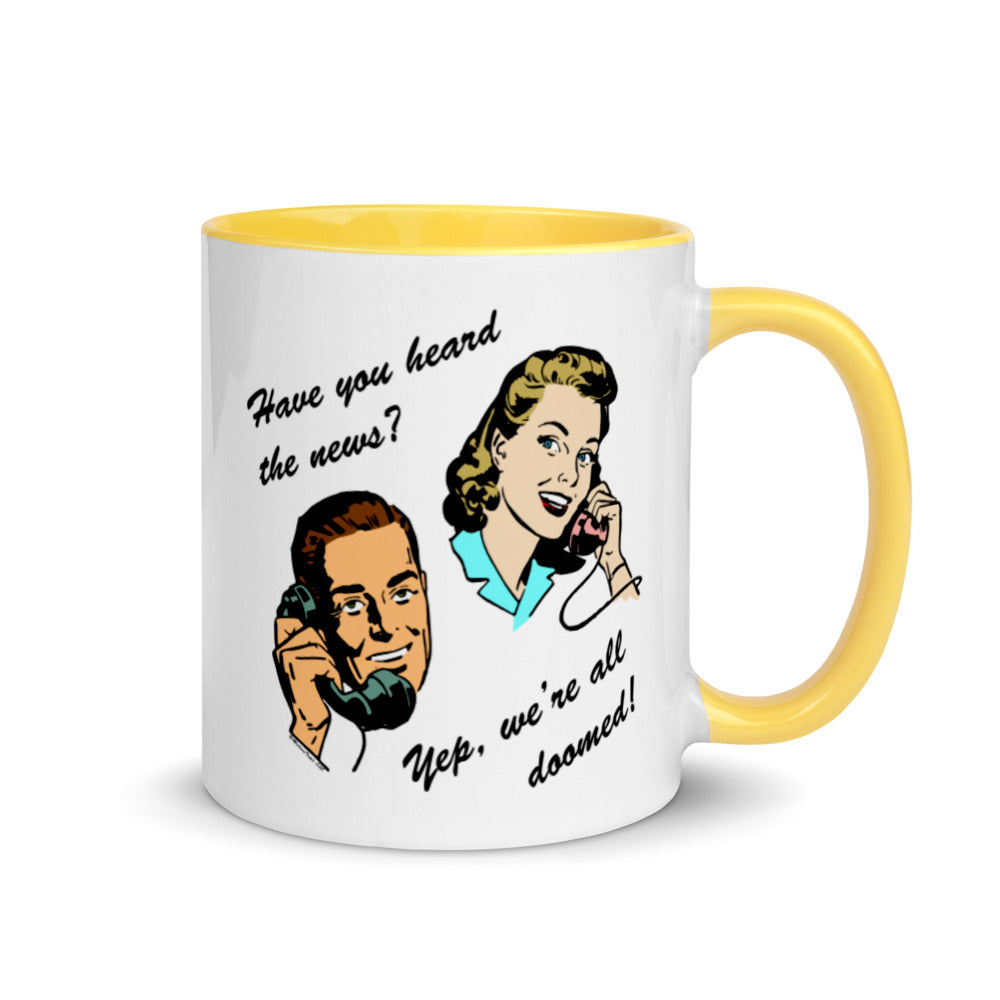 Telephone Doom Mug with Color Inside