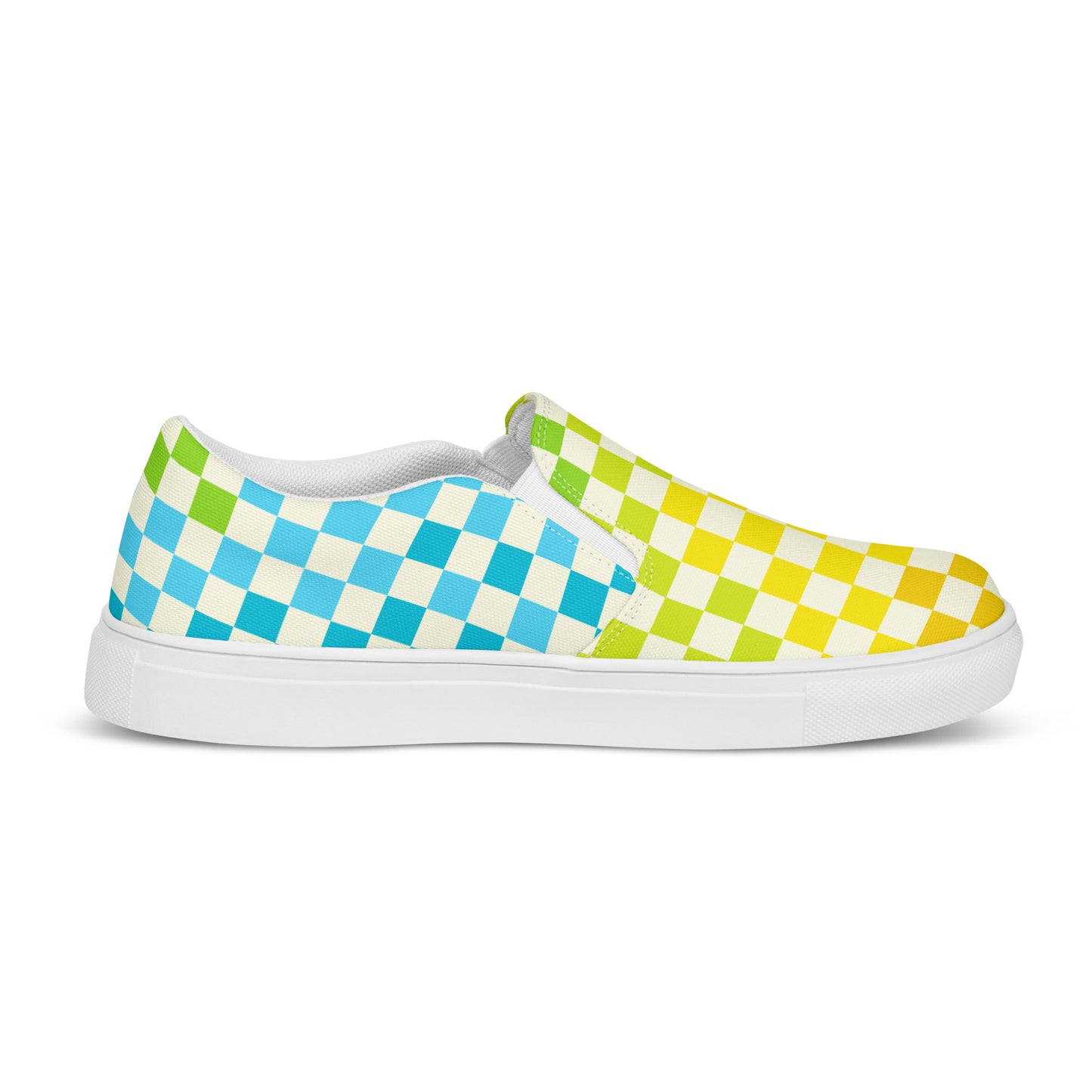 Warm & Cool Check Women’s slip-on canvas shoes