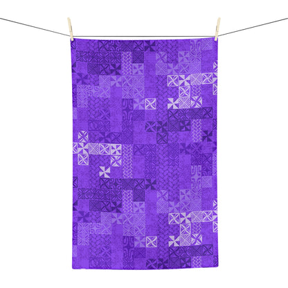 Tapa Tuesday Purple Soft Tea Towel