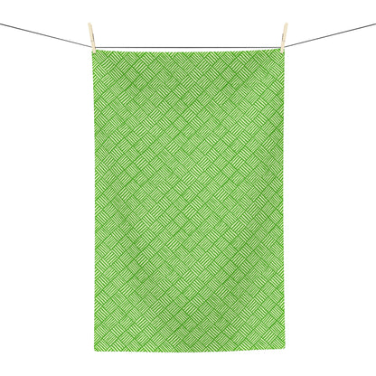 Tropical Green Weave - Soft Tea Towel
