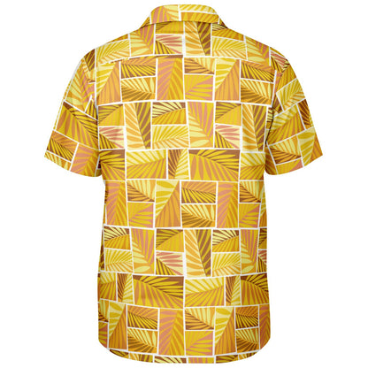 'Grass Hut Dry' Short Sleeve Button-Down Shirt