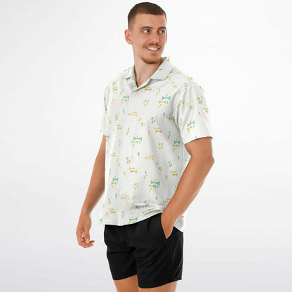 'Alessandroni' Short Sleeve Button-Down Shirt