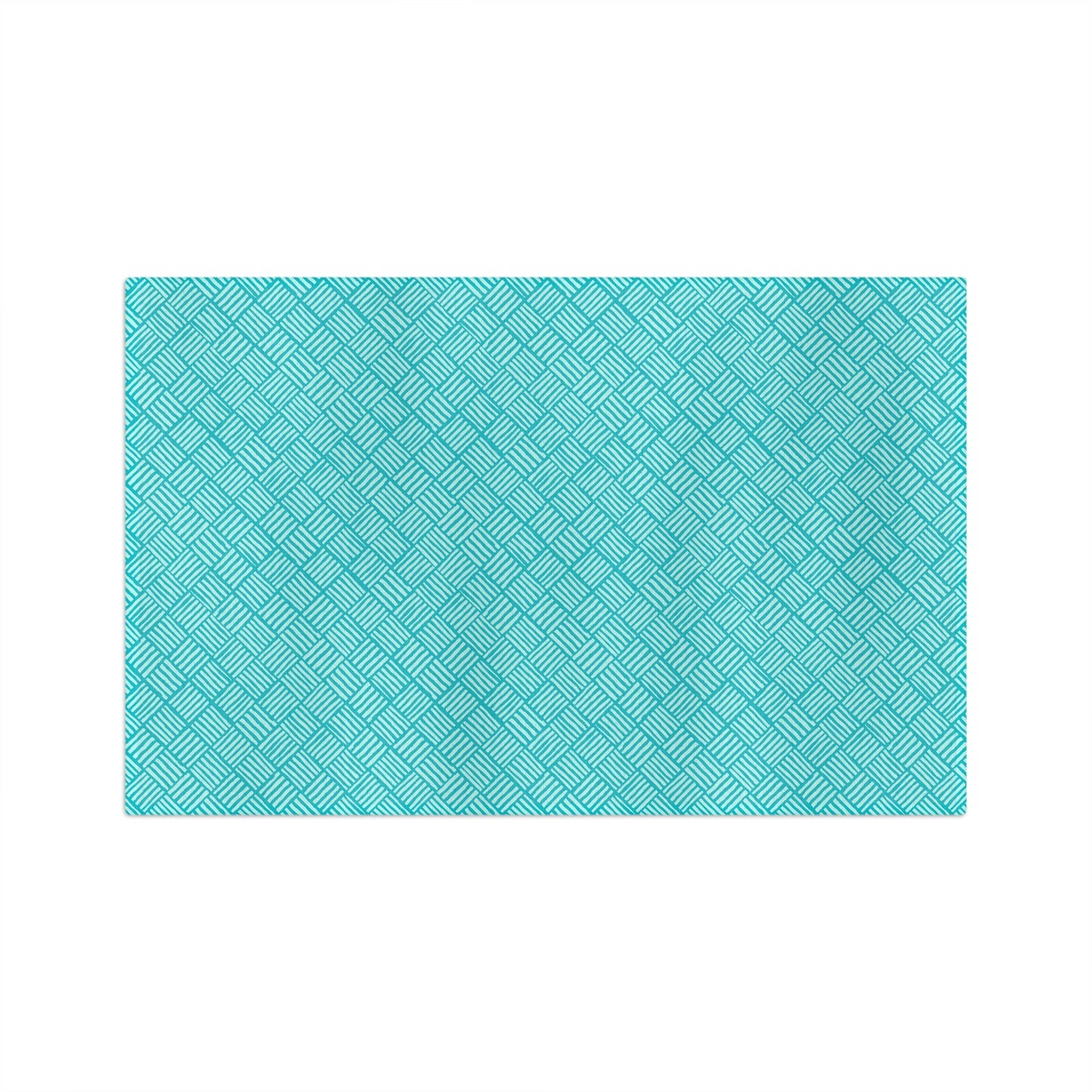Turquoise Surf Weave - Soft Tea Towel