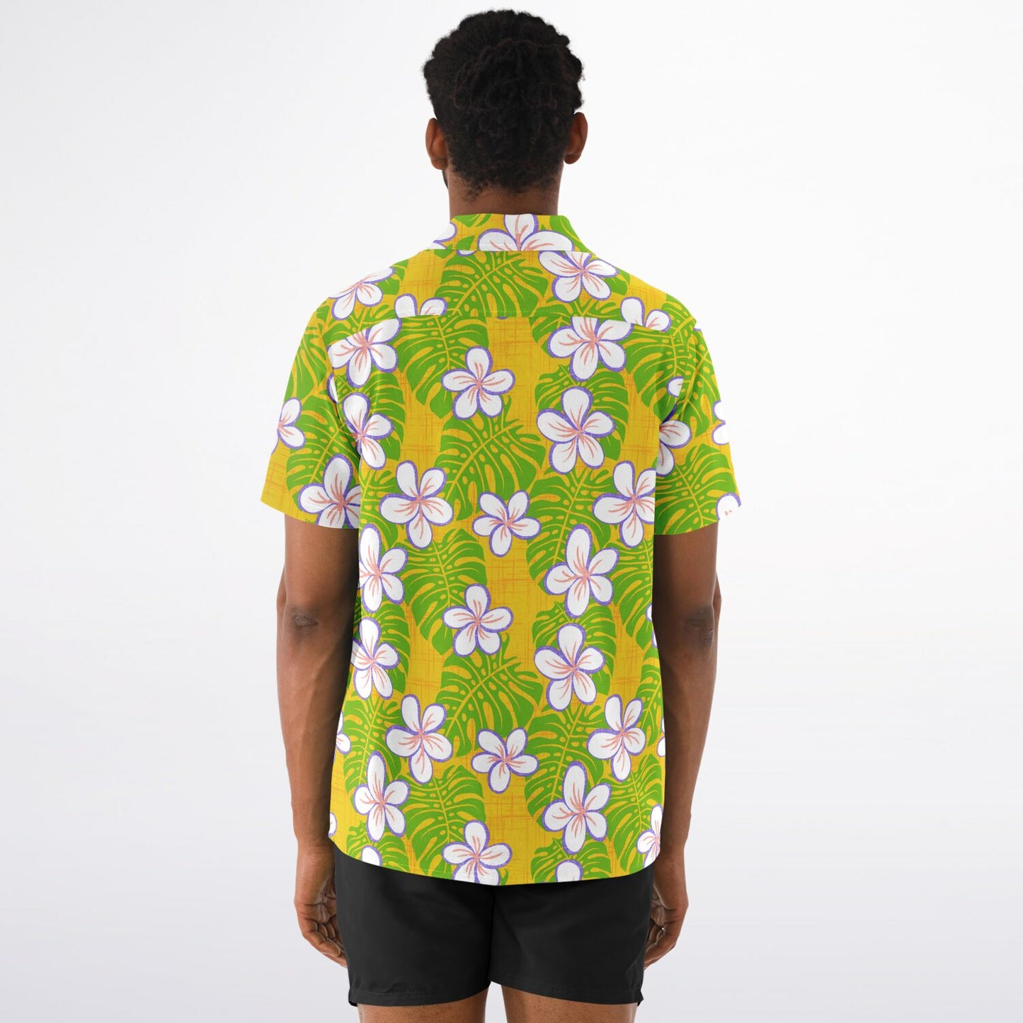 'Island Easter' Short Sleeve Button-Down Shirt