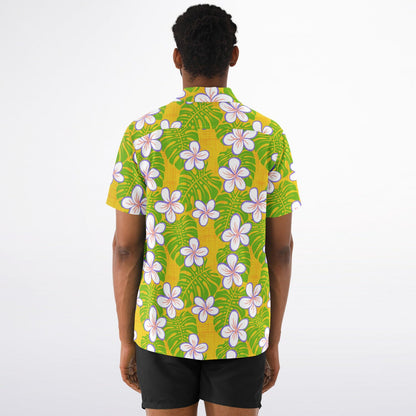 'Island Easter' Short Sleeve Button-Down Shirt