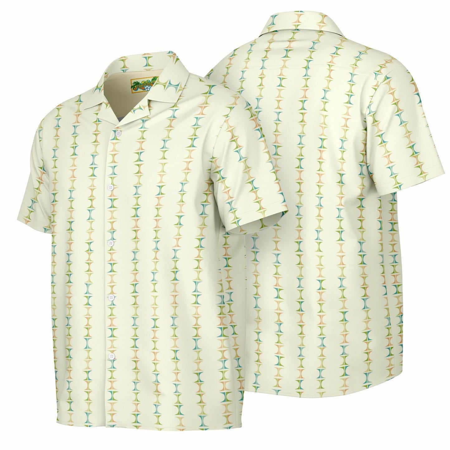 'Back Stairs' Short Sleeve Button-Down Shirt