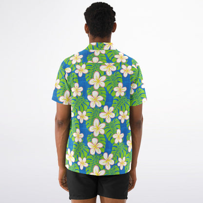 'Honolulu Holiday' Short Sleeve Button-Down Shirt