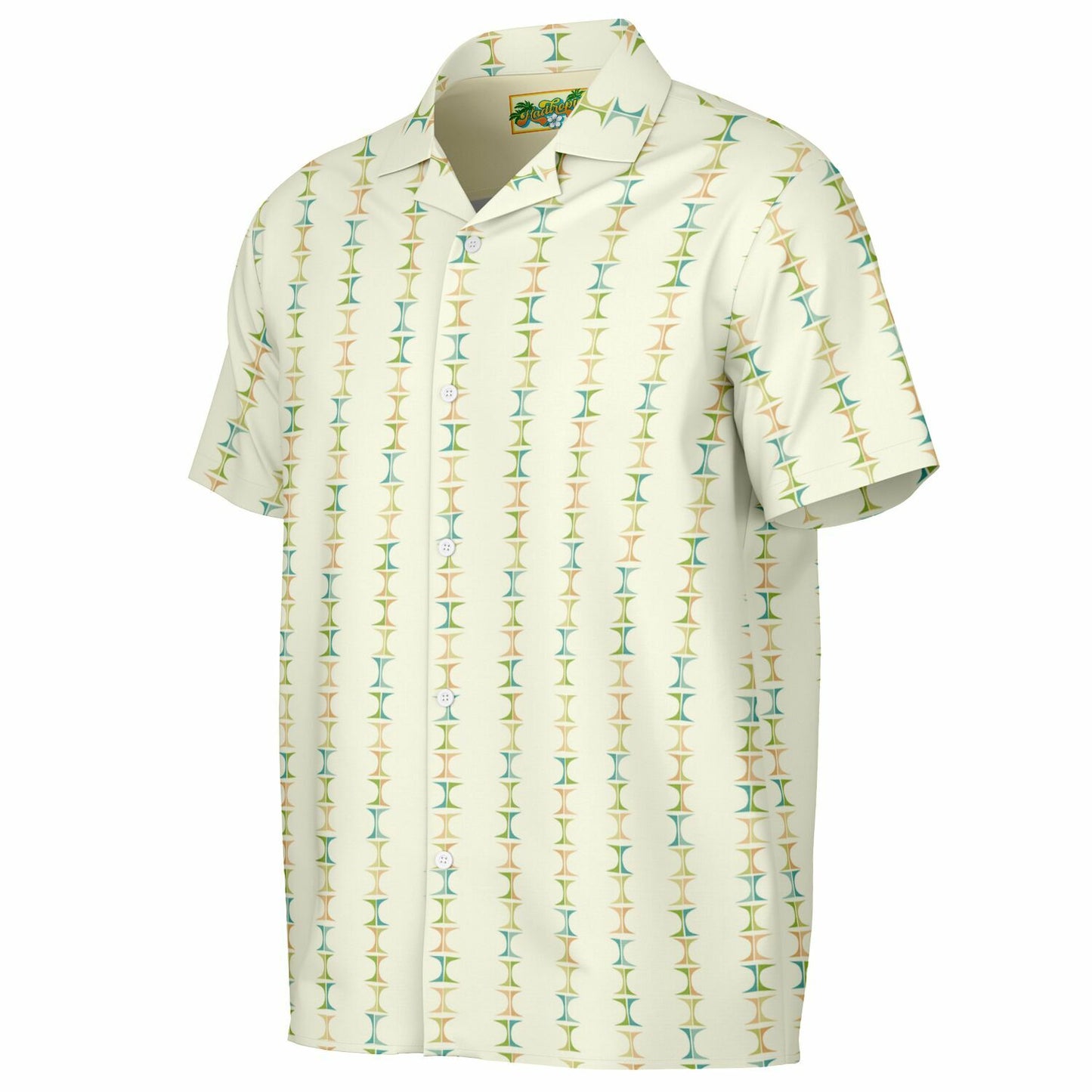 'Back Stairs' Short Sleeve Button-Down Shirt