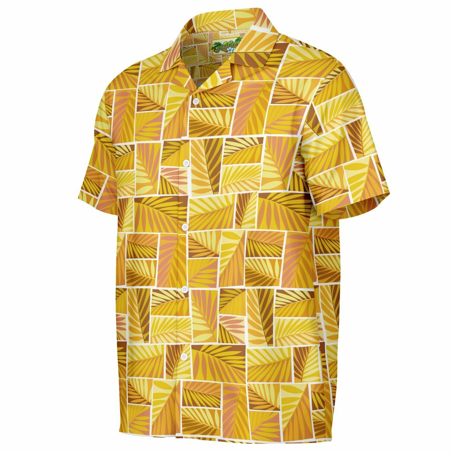 'Grass Hut Dry' Short Sleeve Button-Down Shirt