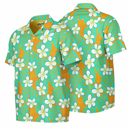 'Get Tropical' Short Sleeve Button-Down Shirt