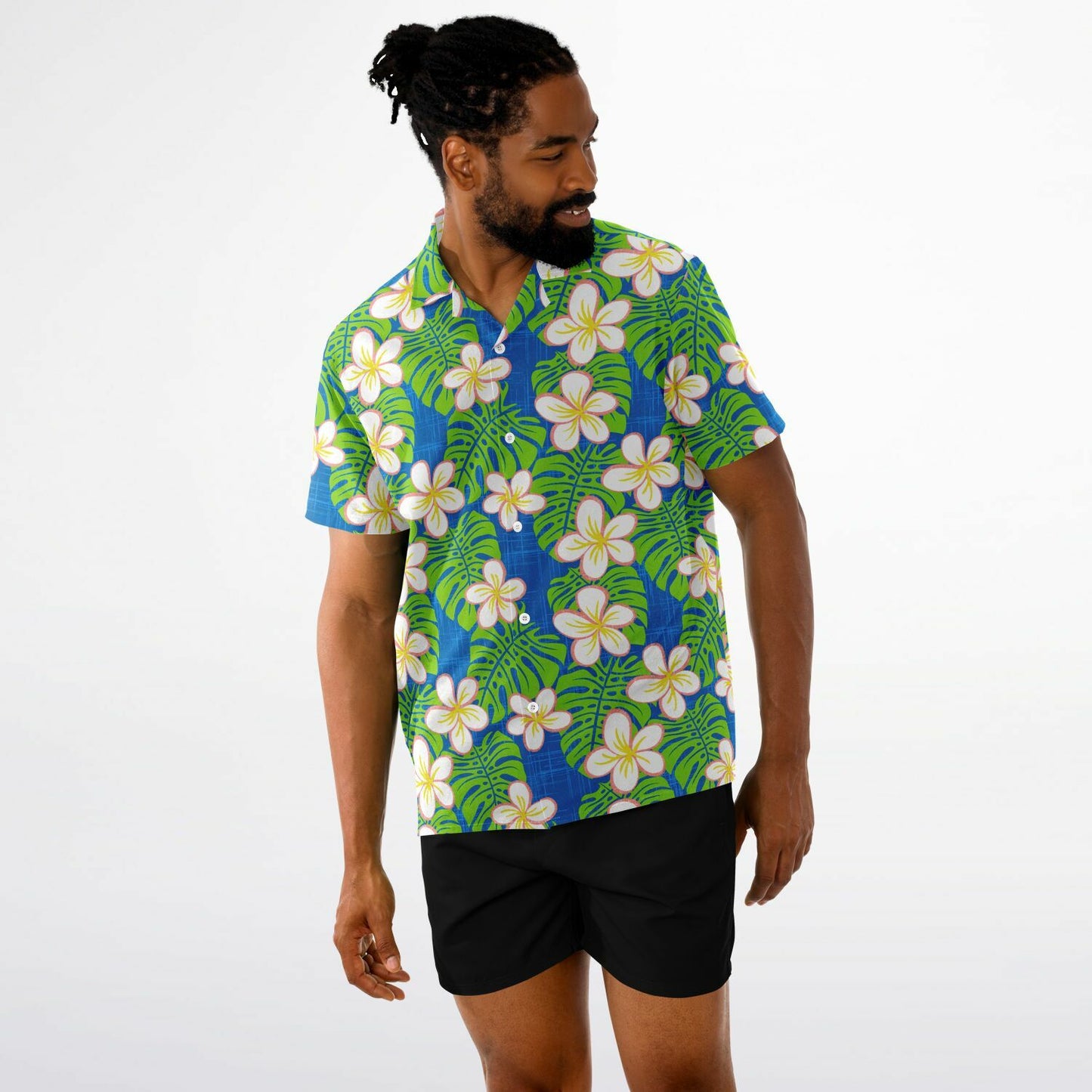 'Honolulu Holiday' Short Sleeve Button-Down Shirt