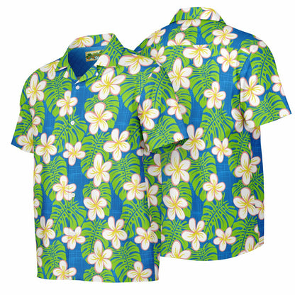 'Honolulu Holiday' Short Sleeve Button-Down Shirt