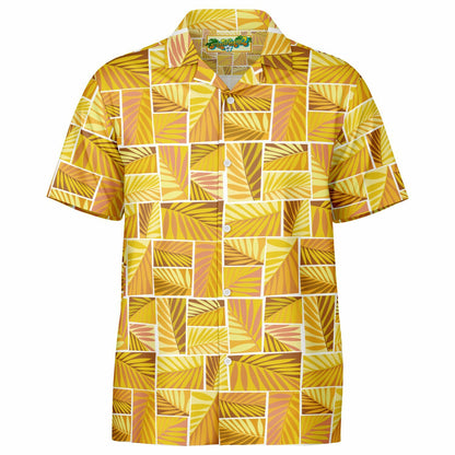 'Grass Hut Dry' Short Sleeve Button-Down Shirt