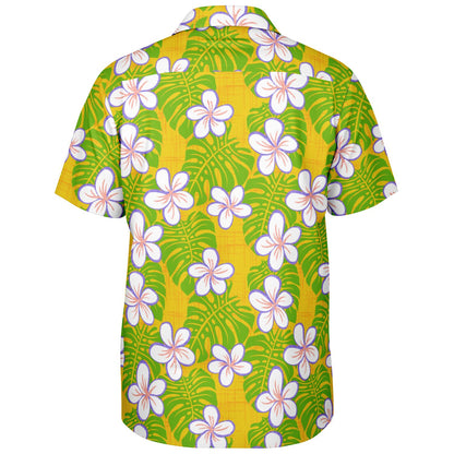 'Island Easter' Short Sleeve Button-Down Shirt