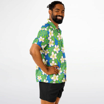 'Honolulu Holiday' Short Sleeve Button-Down Shirt