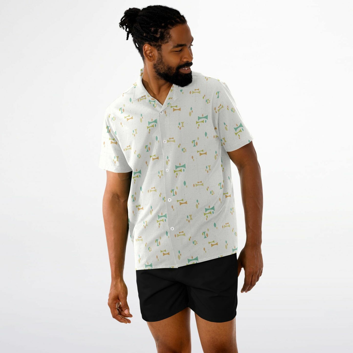 'Alessandroni' Short Sleeve Button-Down Shirt