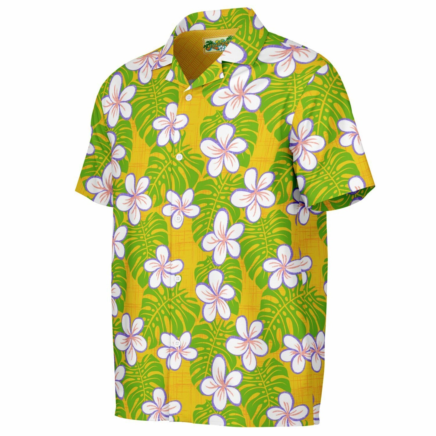 'Island Easter' Short Sleeve Button-Down Shirt