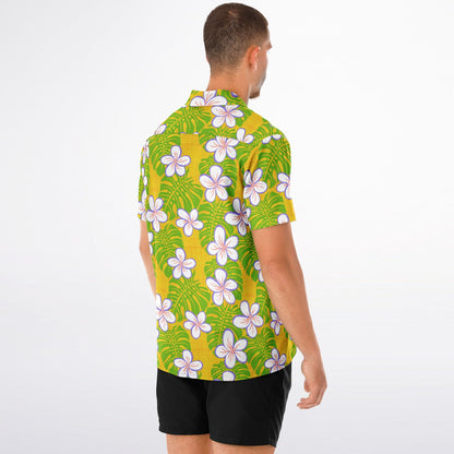 'Island Easter' Short Sleeve Button-Down Shirt