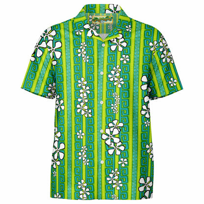 'Lemon Lime Luau' Short Sleeve Button-Down Shirt