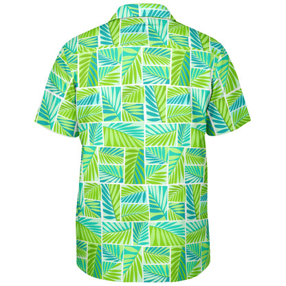 'Grass Hut Fresh' Short Sleeve Button-Down Shirt