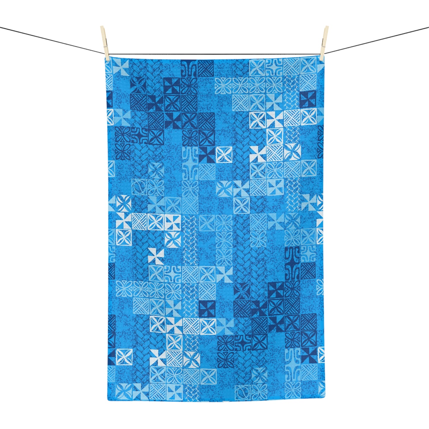 Tapa Tuesday Blue Soft Tea Towel