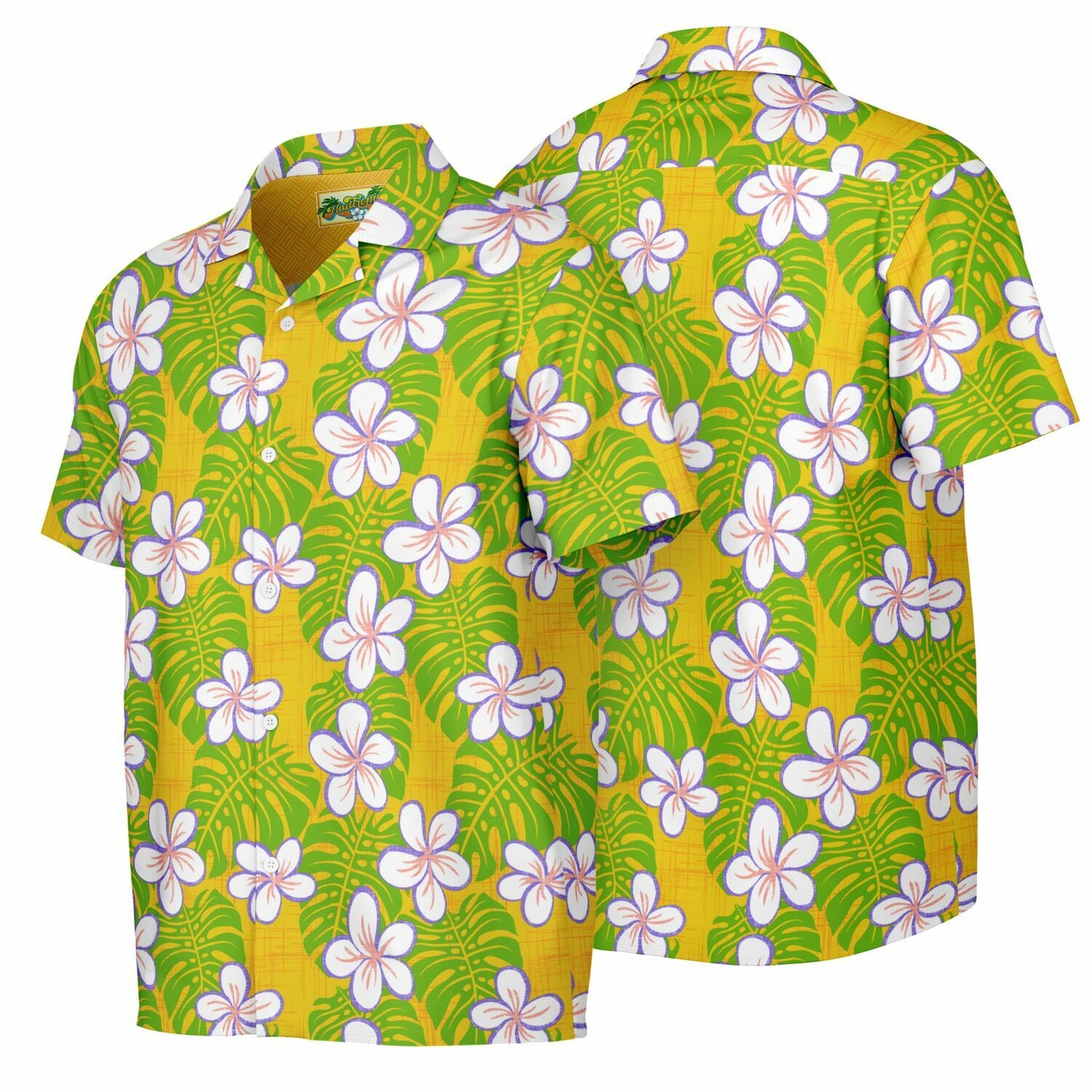 'Island Easter' Short Sleeve Button-Down Shirt