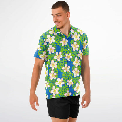 'Honolulu Holiday' Short Sleeve Button-Down Shirt