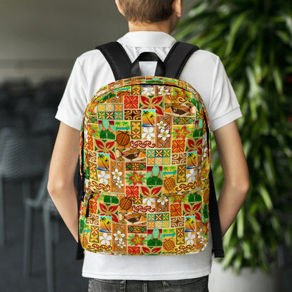 Hawaiian Motif Backpack