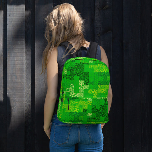 Tapa Tuesday Green Backpack