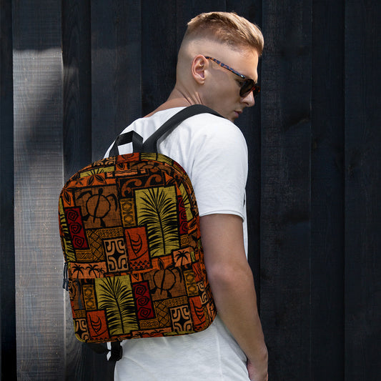 Moku Malihini on Black Backpack