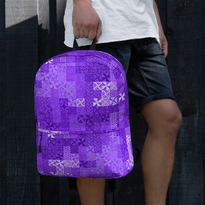 Tapa Tuesday Purple Backpack