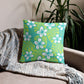 Garden's Edge Green Fade Basic Pillow