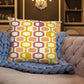 Whatco Peach Berry Marigold Basic Pillow