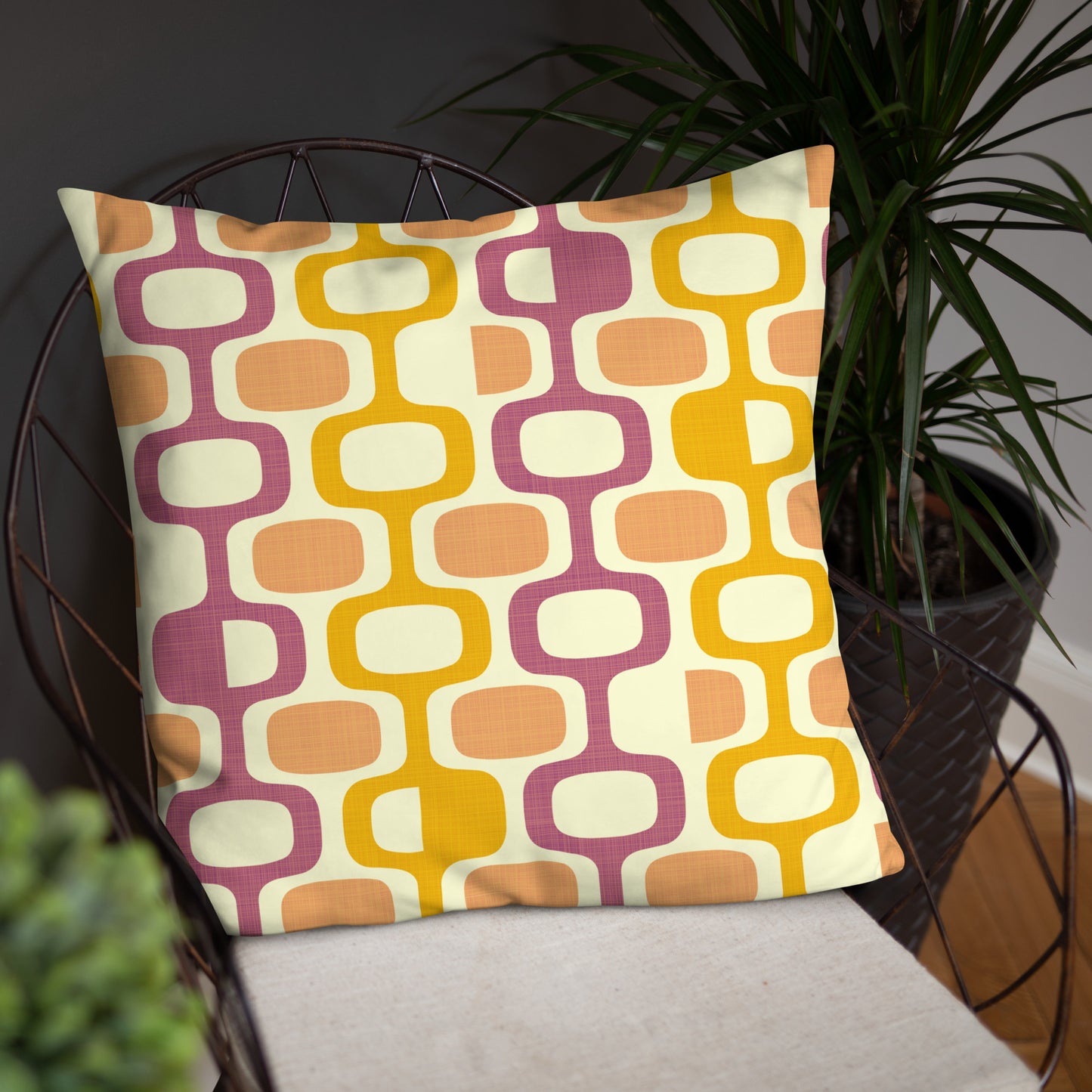 Whatco Peach Berry Marigold Basic Pillow