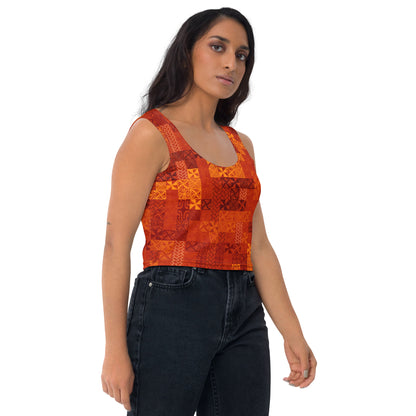 Tapa Tuesday Red Crop Top