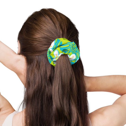 Sour Blue Heaven Recycled Scrunchie