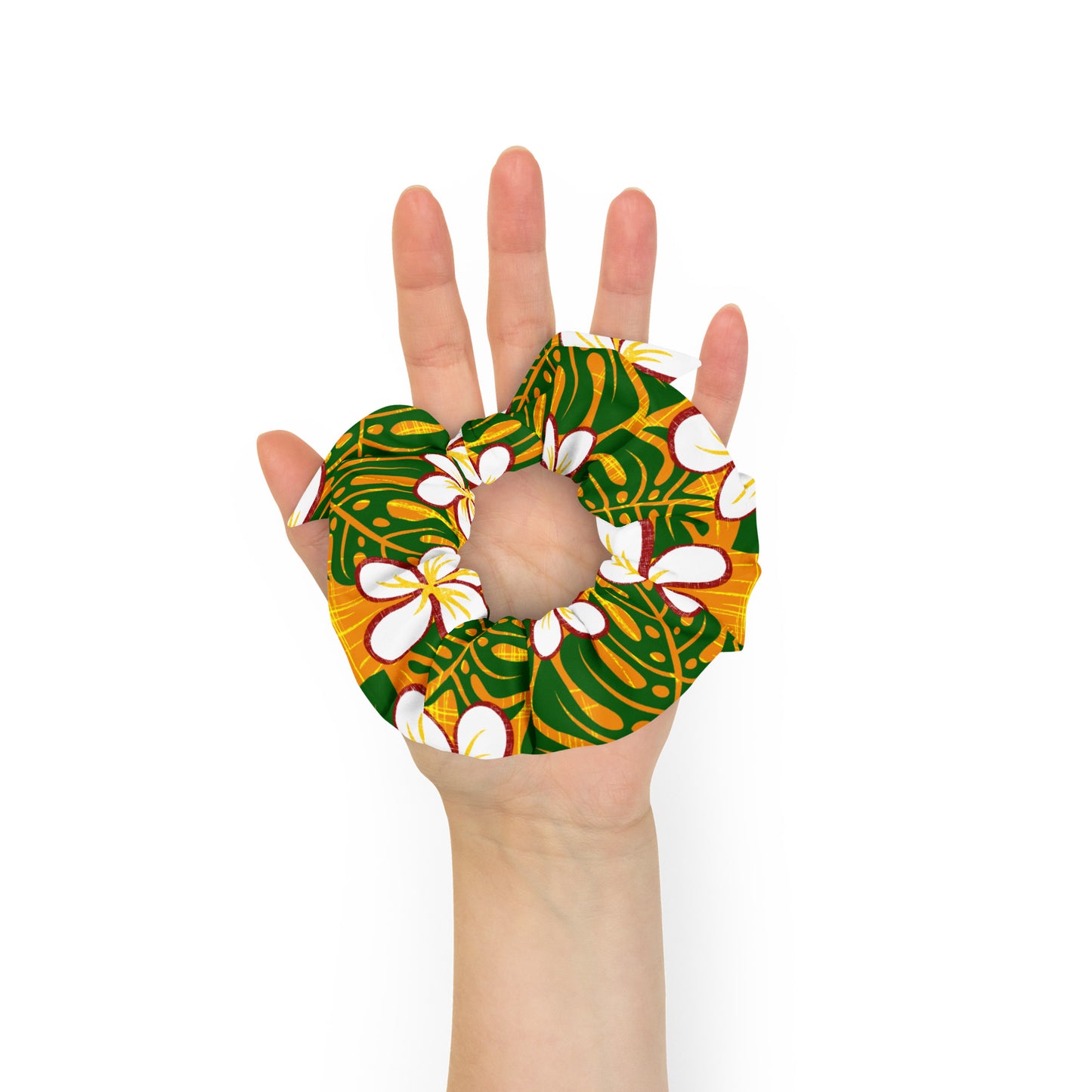 Oahu October Recycled Scrunchie