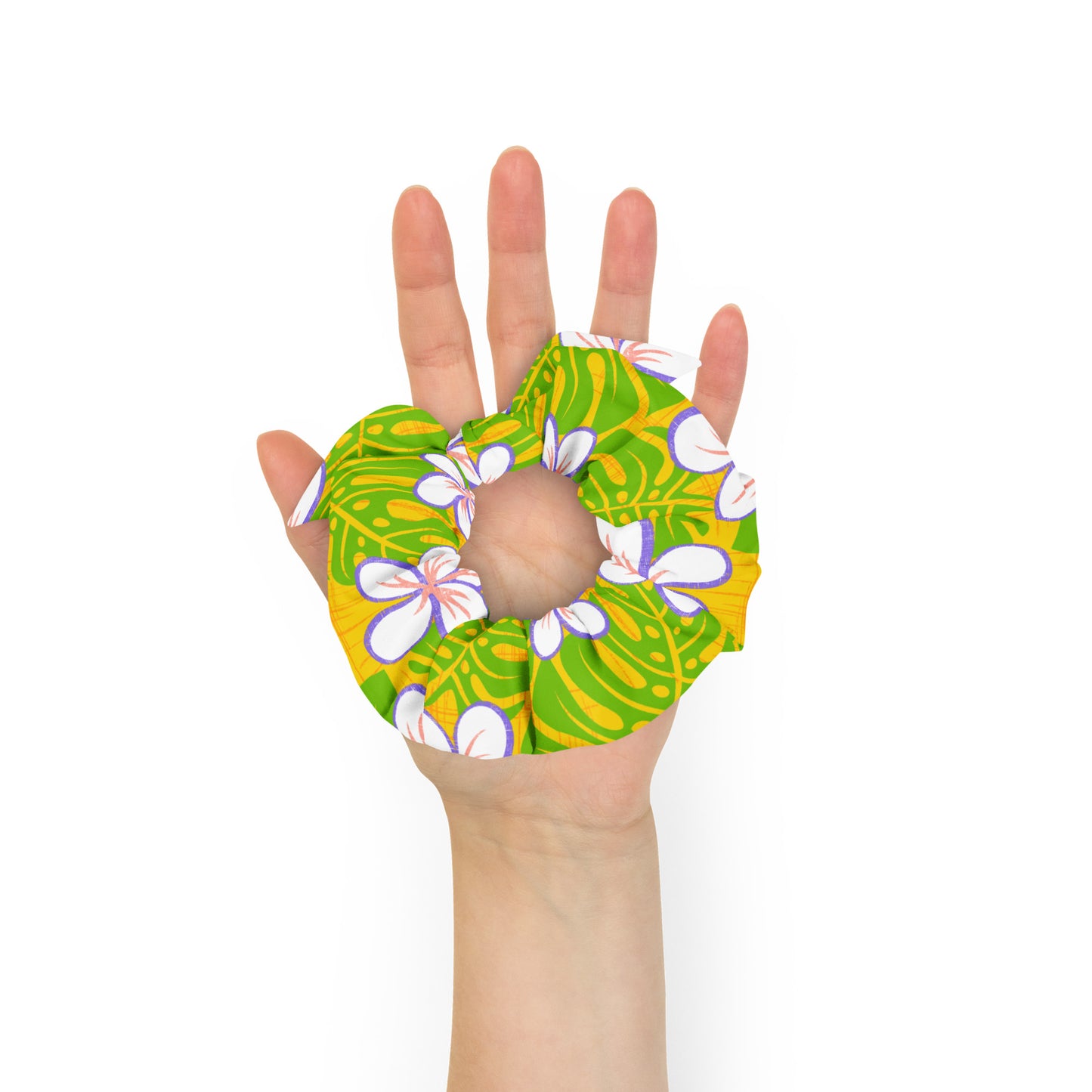 Easter Basket Recycled Scrunchie