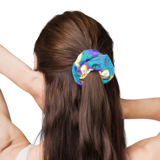 Ube Blue Recycled Scrunchie