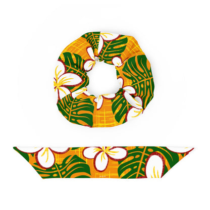 Oahu October Recycled Scrunchie