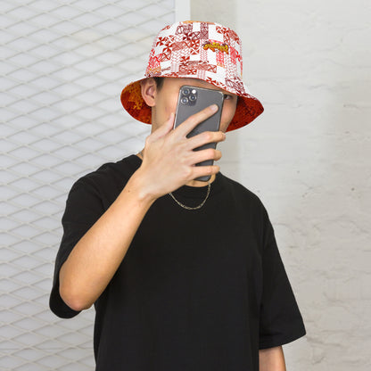 Tapa Tuesday Red Reversible bucket hat