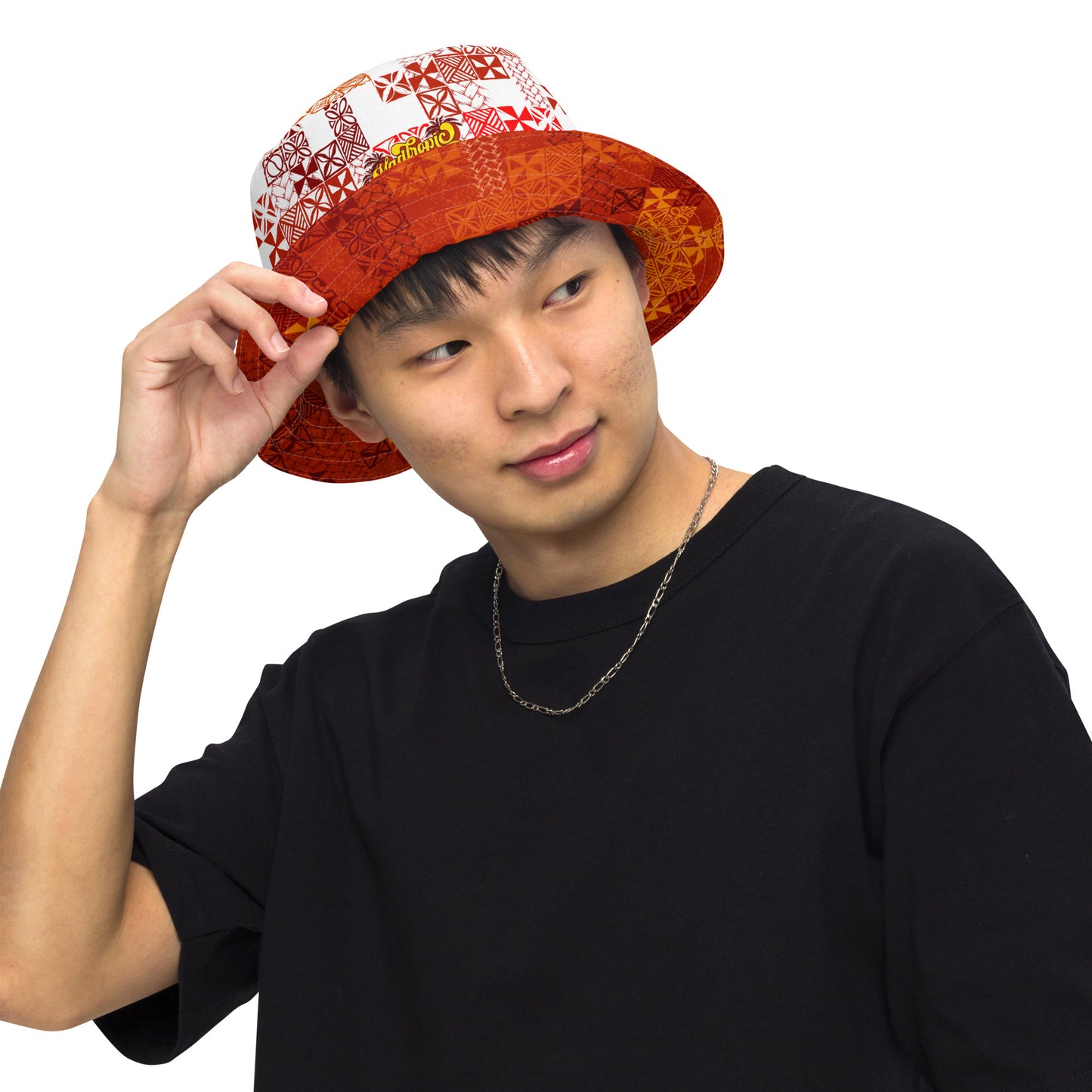 Tapa Tuesday Red Reversible bucket hat