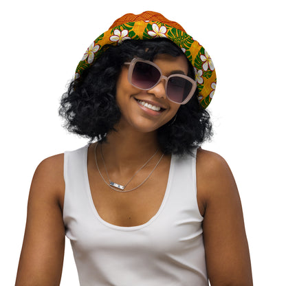 Oahu October Weave Reversible bucket hat